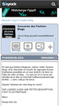 Mobile Screenshot of fashion-blogs.skyrock.com