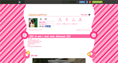 Desktop Screenshot of missdiamant97414.skyrock.com