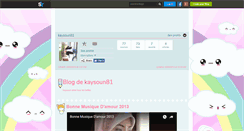 Desktop Screenshot of kaysoun81.skyrock.com