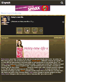 Tablet Screenshot of haley-new-life-x.skyrock.com