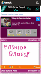 Mobile Screenshot of fashion-babes.skyrock.com