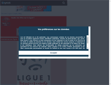 Tablet Screenshot of ligue--1--info.skyrock.com