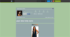 Desktop Screenshot of holly-marie-combe.skyrock.com
