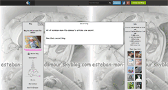 Desktop Screenshot of esteban-mon-fils-damour.skyrock.com