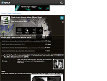 Tablet Screenshot of cheb-akram-music.skyrock.com