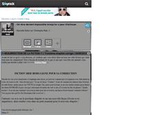 Tablet Screenshot of fic-on-christophe-mae.skyrock.com