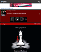 Tablet Screenshot of breaking-dawn-fic.skyrock.com