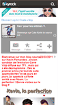 Mobile Screenshot of cute-kevin.skyrock.com