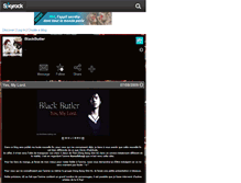 Tablet Screenshot of blackbutler.skyrock.com