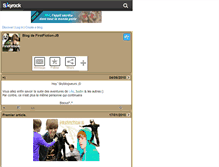 Tablet Screenshot of firstfiction-jb.skyrock.com