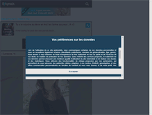 Tablet Screenshot of mzelle-loreane-lovee.skyrock.com