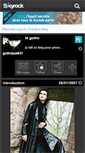 Mobile Screenshot of gothique839.skyrock.com