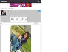 Tablet Screenshot of claire-clara.skyrock.com