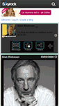 Mobile Screenshot of ilovealanrickman.skyrock.com