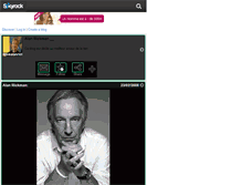 Tablet Screenshot of ilovealanrickman.skyrock.com