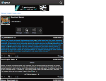 Tablet Screenshot of bouchardmanon.skyrock.com