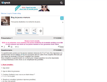 Tablet Screenshot of jeunes--mamans.skyrock.com