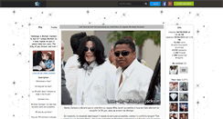 Desktop Screenshot of love-de-miichael-jackson.skyrock.com