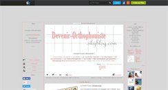 Desktop Screenshot of devenir-orthophoniste.skyrock.com