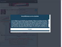 Tablet Screenshot of le-temps-dun-reve-miss.skyrock.com