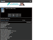 Tablet Screenshot of edward-maya-official.skyrock.com