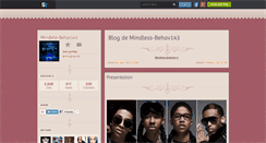 Desktop Screenshot of mindless-behav143.skyrock.com