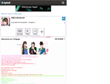 Tablet Screenshot of ichigogo.skyrock.com