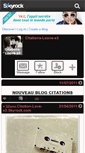 Mobile Screenshot of citations-loove-x3.skyrock.com