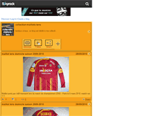 Tablet Screenshot of collection-maillots-lens.skyrock.com