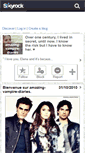 Mobile Screenshot of amazing-vampire-diaries.skyrock.com
