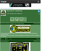 Tablet Screenshot of ben10bataillefinale.skyrock.com