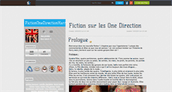 Desktop Screenshot of fictiononedirectionharry.skyrock.com