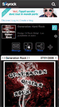 Mobile Screenshot of generation-guitar-rock.skyrock.com