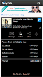 Mobile Screenshot of christophe-mae36.skyrock.com