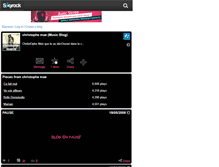 Tablet Screenshot of christophe-mae36.skyrock.com