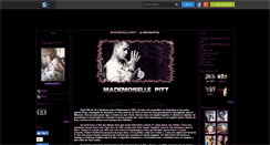 Desktop Screenshot of mademoisellepitt.skyrock.com