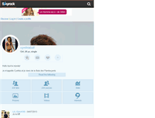 Tablet Screenshot of cynthiabdf.skyrock.com