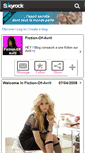 Mobile Screenshot of fiction-of-avril.skyrock.com