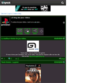 Tablet Screenshot of gamerplaystation.skyrock.com