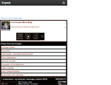 Tablet Screenshot of anamusique.skyrock.com