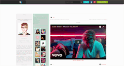 Desktop Screenshot of drewjustin-bieber.skyrock.com