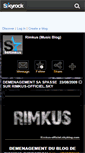 Mobile Screenshot of 94rimkus.skyrock.com