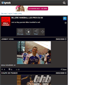 Tablet Screenshot of billere-handball.skyrock.com