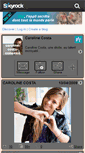 Mobile Screenshot of caroline-costa-conexion.skyrock.com