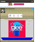 Tablet Screenshot of glee-glee-glee.skyrock.com