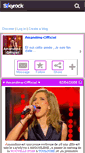 Mobile Screenshot of amandine-officiel.skyrock.com