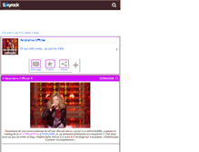 Tablet Screenshot of amandine-officiel.skyrock.com