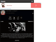 Tablet Screenshot of favorite-justin.skyrock.com