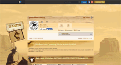 Desktop Screenshot of generation-country.skyrock.com