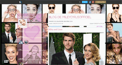 Desktop Screenshot of mileycyrusofficiel.skyrock.com